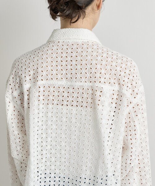 RIVE DROITE（リヴドロワ）の「【着映え◎】レースワークジャケット（その他アウター・レディース・ブラック/オフホワイト・FREE）」の6枚目の写真
