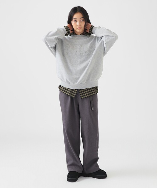 B:MING by BEAMS（ビーミングバイビームス）の「パッチワーク ロゴ スウェット（スウェット・レディース・チャコールグレー/ライトグレー/ピンク・ONE SIZE）」の19枚目の写真