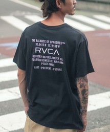 RVCA | RVCA メンズ MATCH CREW ST Tシャツ 【2025年秋冬モデル】/ルーカバックプリント半袖Tシャツ(Tシャツ/カットソー)