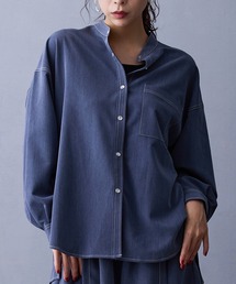 NICOLE white | テンセルデニムシャツ(シャツ/ブラウス)