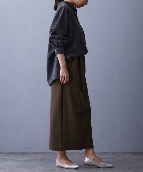 NICOLE white（ニコルホワイト）の「テンセルデニムシャツ（シャツ/ブラウス・レディース・インディゴブルー/ブルー/ブラック・FREE）」の8枚目の写真