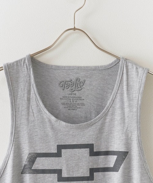 ROOPTOKYO（ループトウキョウ）の「CHEVROLET LOGO TANK MENS TANK タンクトップ（タンクトップ・メンズ・グレー・M/L/XL）」の2枚目の写真