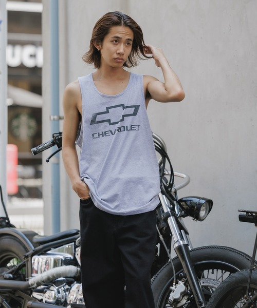 ROOPTOKYO（ループトウキョウ）の「CHEVROLET LOGO TANK MENS TANK タンクトップ（タンクトップ・メンズ・グレー・M/L/XL）」の8枚目の写真