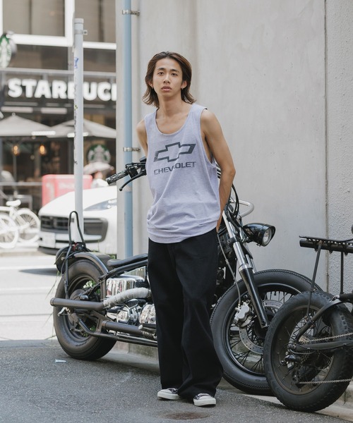 ROOPTOKYO（ループトウキョウ）の「CHEVROLET LOGO TANK MENS TANK タンクトップ（タンクトップ・メンズ・グレー・M/L/XL）」の11枚目の写真