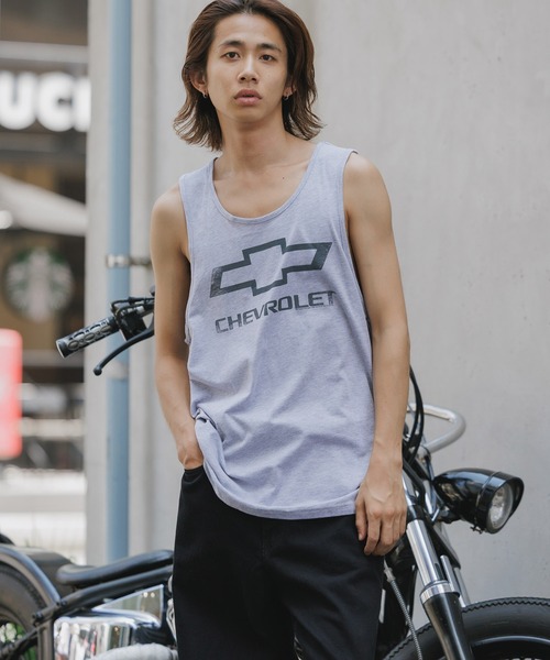 ROOPTOKYO（ループトウキョウ）の「CHEVROLET LOGO TANK MENS TANK タンクトップ（タンクトップ・メンズ・グレー・M/L/XL）」の14枚目の写真