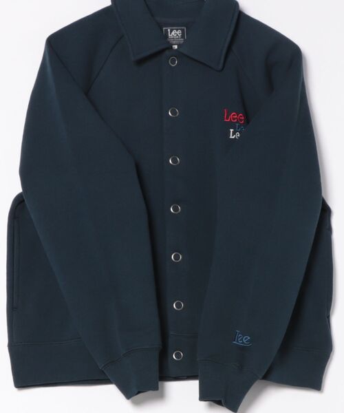 Lee（リー）の「Lee/リー スウェットカーディガン 裏起毛（スウェット・メンズ・ブラウン/カーキ/ネイビー・SMALL/MEDIUM/LARGE/X-LARGE）」の5枚目の写真