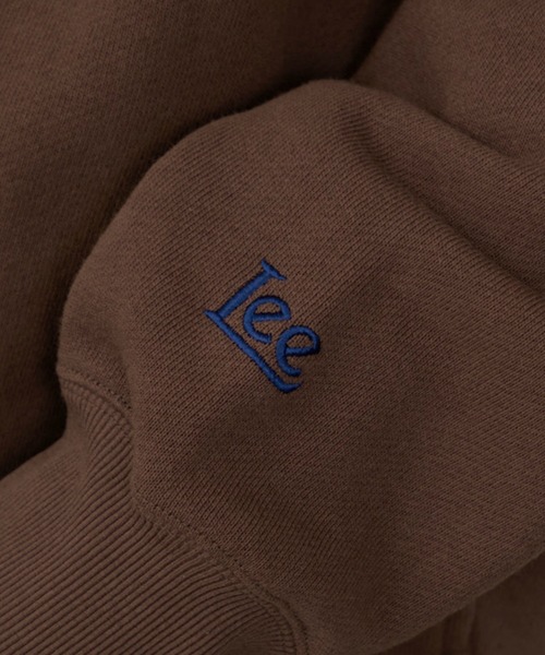 Lee（リー）の「Lee/リー スウェットカーディガン 裏起毛（スウェット・メンズ・ブラウン/カーキ/ネイビー・SMALL/MEDIUM/LARGE/X-LARGE）」の19枚目の写真