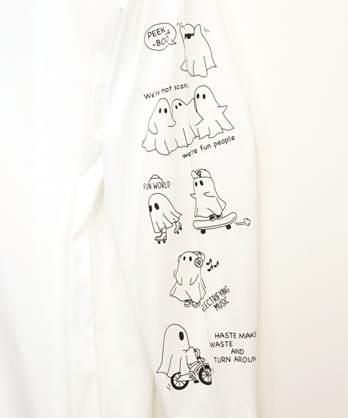 Burner（バーナー）の「【GROOVY STORE】ワイド ストレッチ素材 刺繍＆プリント ロングスリーブTシャツ（Tシャツ/カットソー・メンズ・A/H/C/D/E/F/B/G・M/L/LL）」の14枚目の写真