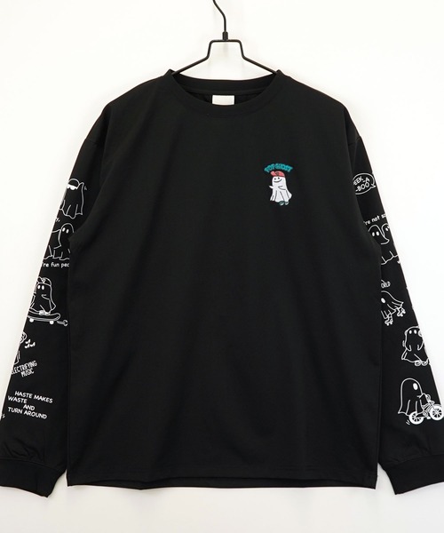 Burner（バーナー）の「【GROOVY STORE】ワイド ストレッチ素材 刺繍＆プリント ロングスリーブTシャツ（Tシャツ/カットソー・メンズ・A/H/C/D/E/F/B/G・M/L/LL）」の15枚目の写真
