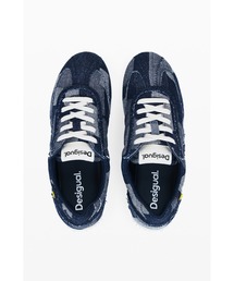 Desigual | デニムパッチワーク Dロゴ ローカットスニーカー(スニーカー)