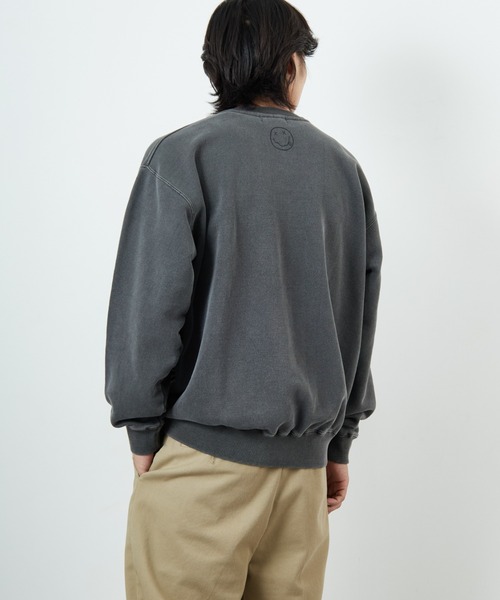 GOOD ROCK SPEED（グッドロックスピード）の「[GOOD ROCK SPEED/グッドロックスピード] 別注 NIRVANA フロッキープリントスウェット（スウェット・レディース・チャコールグレー・M/L/XL）」の18枚目の写真