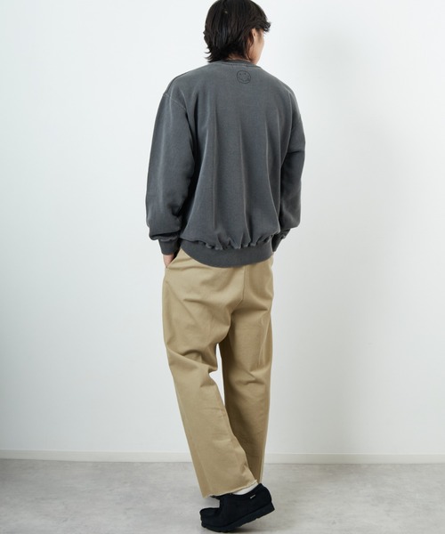 GOOD ROCK SPEED（グッドロックスピード）の「[GOOD ROCK SPEED/グッドロックスピード] 別注 NIRVANA フロッキープリントスウェット（スウェット・レディース・チャコールグレー・M/L/XL）」の21枚目の写真