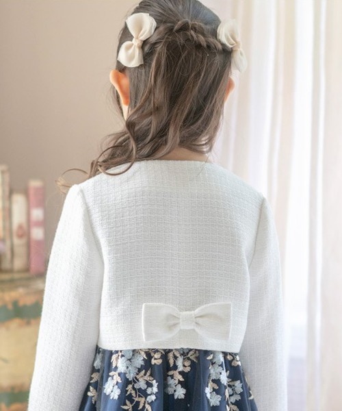 Catherine Cottage（キャサリンコテージ）の「エンブロイダリーフラワーレースアンサンブル（スーツセット・キッズ・ピンク/ネイビー/ベージュ/シルバー/ブルー/ライラック・110/120/130）」の22枚目の写真