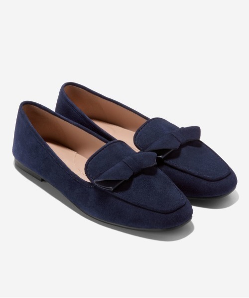 COLE HAAN(コールハーン)の「ペイソン ソフト ボウ ローファー womens(ローファー・レディース・ネイビー・7.5/7/6.5/6/5.5/5/8/8.5)」の2枚目の写真