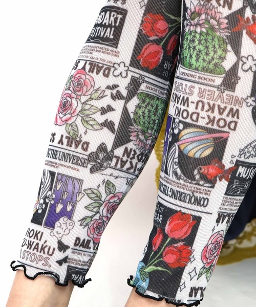 ScoLar（スカラー）の「153604：ラメニットソー3柄展開レギンス（その他パンツ・レディース・ベージュ/オフホワイト/ブラック・M）」の19枚目の写真