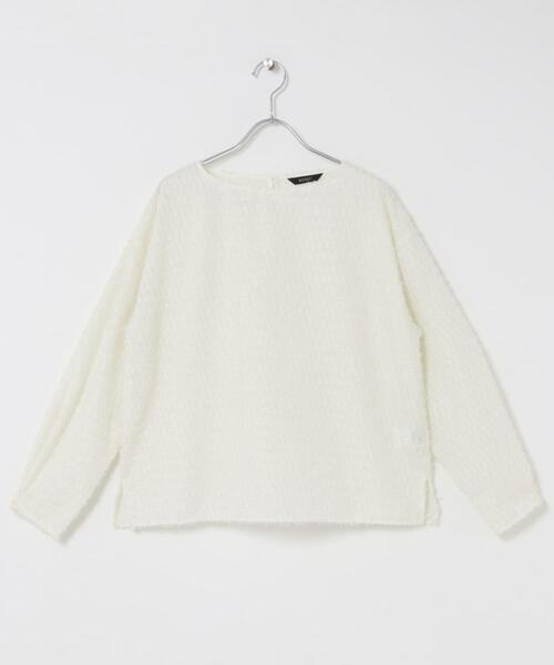 URBAN RESEARCH ROSSO WOMEN(アーバンリサーチ ロッソ)の「カットジャガードプルオーバー(その他トップス・レディース・ネイビー/アイボリー・FREE)」の8枚目の写真