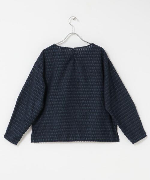 URBAN RESEARCH ROSSO WOMEN(アーバンリサーチ ロッソ)の「カットジャガードプルオーバー(その他トップス・レディース・ネイビー/アイボリー・FREE)」の14枚目の写真