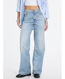 GUESS JEANS G11 Wide Leg デニムパンツ ストレートジーンズ レディース