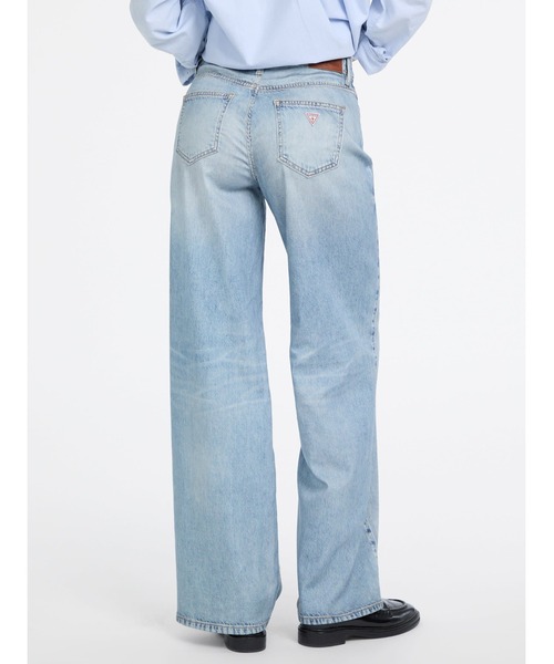 GUESS JEANS（ゲスジーンズ）の「GUESS JEANS G11 Wide Leg デニムパンツ ストレートジーンズ レディース（デニムパンツ・レディース・インディゴブルー・24inch/25inch/26inch/27inch）」の7枚目の写真