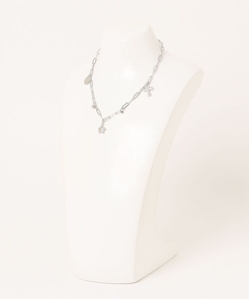 ORLEAN（オルレアン）の「【ORLEAN】 スター クロス デザインモチーフ レオンチェーンネックレス サージカルステンレス（ネックレス・レディース・シルバー・フリー）」の14枚目の写真