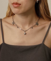 ORLEAN | 【ORLEAN】 スター クロス デザインモチーフ レオンチェーンネックレス サージカルステンレス(ネックレス)