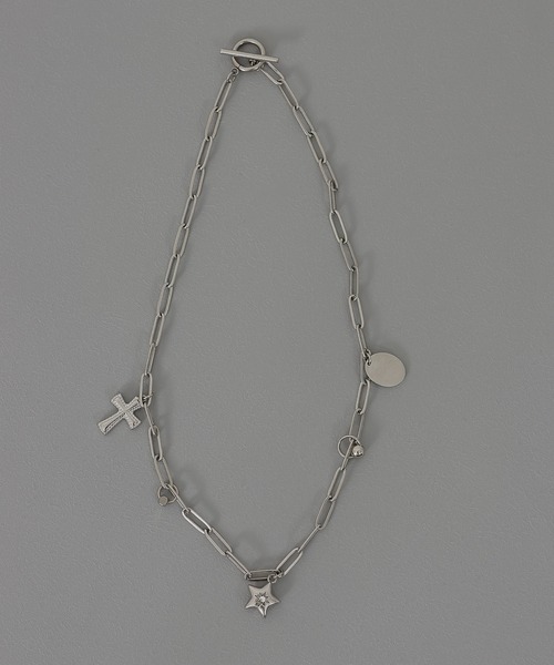 ORLEAN（オルレアン）の「【ORLEAN】 スター クロス デザインモチーフ レオンチェーンネックレス サージカルステンレス（ネックレス・レディース・シルバー・フリー）」の7枚目の写真
