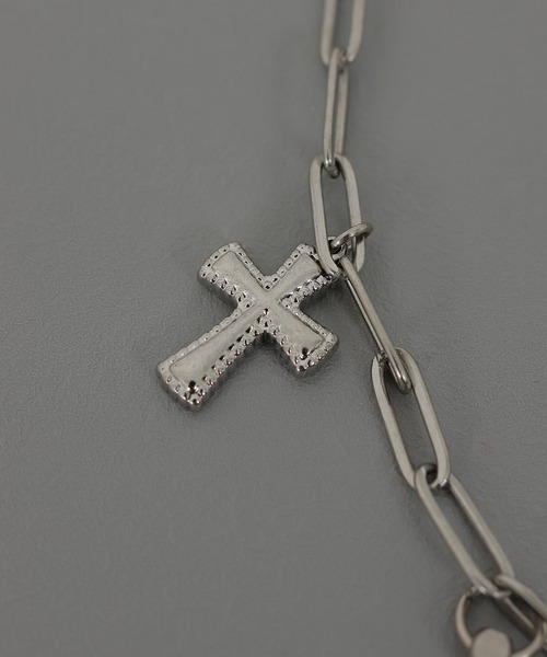 ORLEAN（オルレアン）の「【ORLEAN】 スター クロス デザインモチーフ レオンチェーンネックレス サージカルステンレス（ネックレス・レディース・シルバー・フリー）」の12枚目の写真