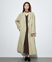 SUWDEE（スーディー）の「double button belted coat（その他アウター）」