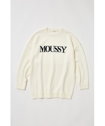 MOUSSY(}EW[)́yZOZOEꕔX܌zMOUSSY LOGO KNIT / }EW[Sjbg(jbg/Z[^[)