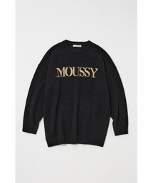 MOUSSY(}EW[)́yZOZOEꕔX܌zMOUSSY LOGO KNIT / }EW[Sjbg(jbg/Z[^[)