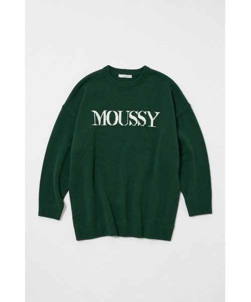 MOUSSY / マウジーロゴニット ニット ZOZO・一部店舗限定】MOUSSY LOGO KNIT / マウジーロゴニット