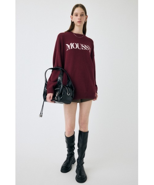 マウジーロゴニット ZOZO・一部店舗限定】MOUSSY LOGO KNIT / マウジーロゴニット