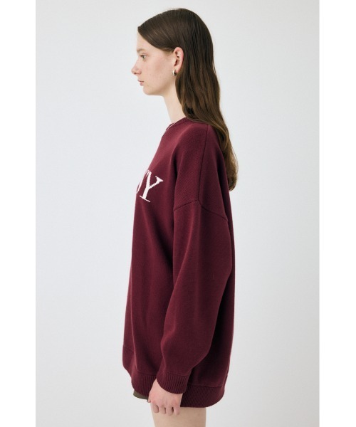 MOUSSY / マウジーロゴニット ニット ZOZO・一部店舗限定】MOUSSY LOGO KNIT / マウジーロゴニット