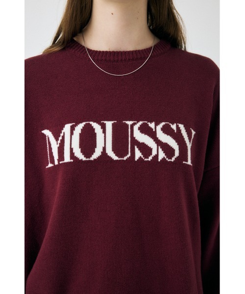 MOUSSY / マウジーロゴニット ニット ZOZO・一部店舗限定】MOUSSY LOGO KNIT / マウジーロゴニット