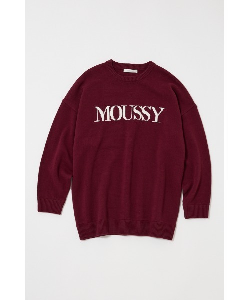 MOUSSY LOGO KNIT / マウジーロゴニット ZOZO・一部店舗限定】MOUSSY LOGO KNIT / マウジーロゴニット