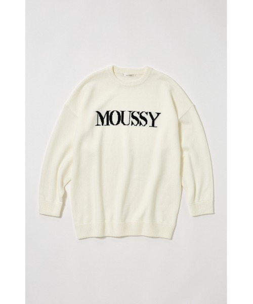 マウジーロゴニット ZOZO・一部店舗限定】MOUSSY LOGO KNIT / マウジーロゴニット