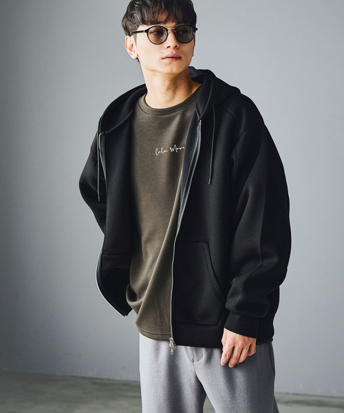 LAKOLE（ラコレ）の「エアダンボールZIPパーカー / 596296（パーカー・メンズ・レッド/ライトグレー/ブラック・LARGE/MEDIUM）」の6枚目の写真