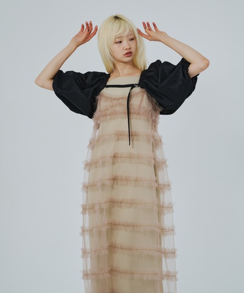 【新品】ANDRESD ANDRESD ドレス 「ZOZO限定」 バックシアージレセットアップ