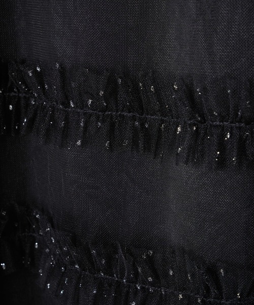 ANDRESD(アンドレスド)の「フリルラインガーリードレス / frill line girly dress(ドレス・レディース・チャコール/ブラック/ベージュ・S/M/L)」の19枚目の写真