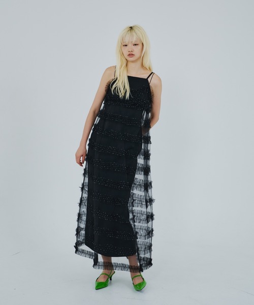 セール】フリルラインガーリードレス / frill line girly dress