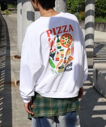 HOOK（フック）の「HOOK -original-　PIZZA グラフィックスウェット（スウェット）」