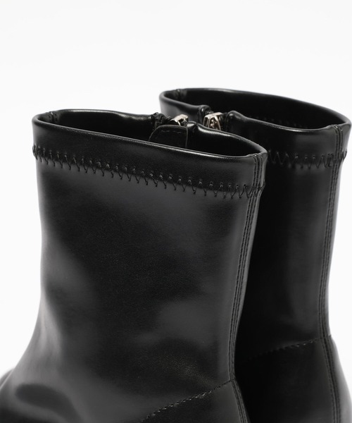 LEPSIM（レプシィム）の「ストレッチヒールブーツ　595796（ブーツ・レディース・ガンメタ/ブラック・LARGE/MEDIUM）」の9枚目の写真