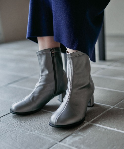 LEPSIM（レプシィム）の「ストレッチヒールブーツ　595796（ブーツ・レディース・ガンメタ/ブラック・LARGE/MEDIUM）」の17枚目の写真