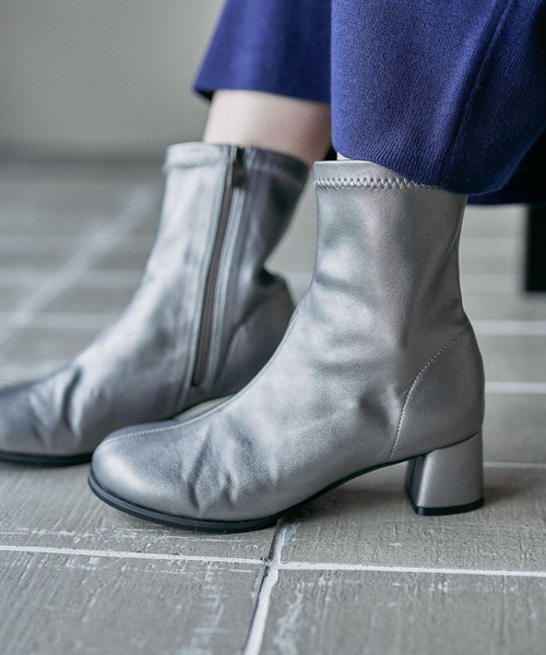 LEPSIM（レプシィム）の「ストレッチヒールブーツ　595796（ブーツ・レディース・ガンメタ/ブラック・LARGE/MEDIUM）」の18枚目の写真