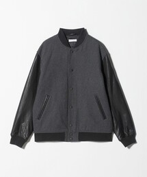 BEAUTY&YOUTH UNITED ARROWS(ビューティーアンドユースユナイテッドアローズ)の「【WEB限定 WARDROBE SMART】グレーメルトン レザーライク スタジャン(スタジャン・メンズ)」