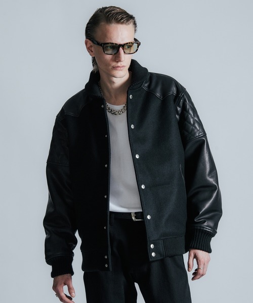 クライミーレザージャケットCRIMIE WESTERN AWARD JACKET セール】WESTERN AWARD JACKET（スタジャン）｜CRIMIE（クライミー）の