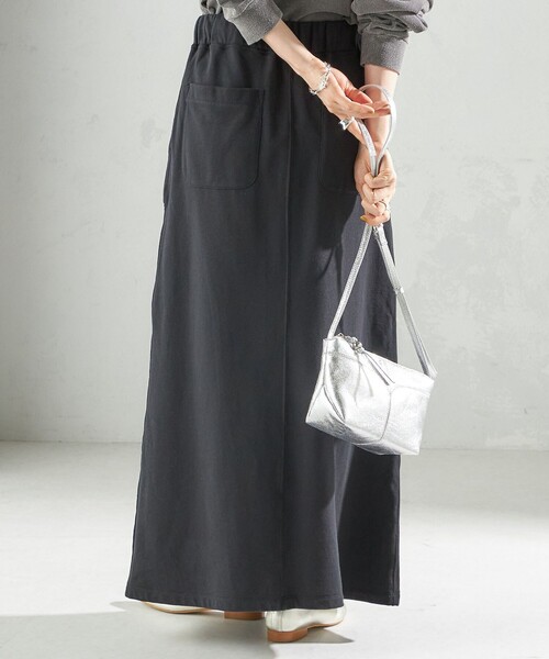 セール】ミニ 裏毛 ポケット セミ フレア スカート（スカート）｜SHIPS