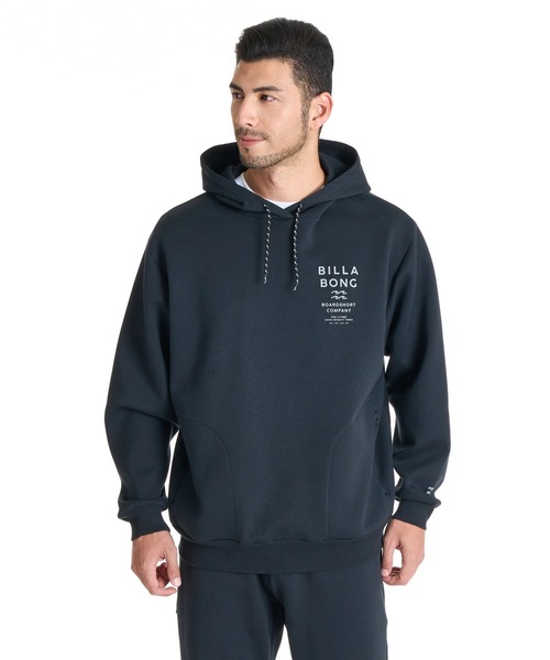 BILLABONG(ビラボン)の「BILLABONG メンズ WAVE LAYER PARKA パーカー 【WIDE FIT】【2025年秋冬モデル】/ビラボンセットアップ対応撥水加工バックプリントダンボールニットプルオーバーパーカー・フーディー(パーカー・メンズ・ブラック/グレー/サンドベージュ・MEDIUM/LARGE/X-LARGE)」の4枚目の写真