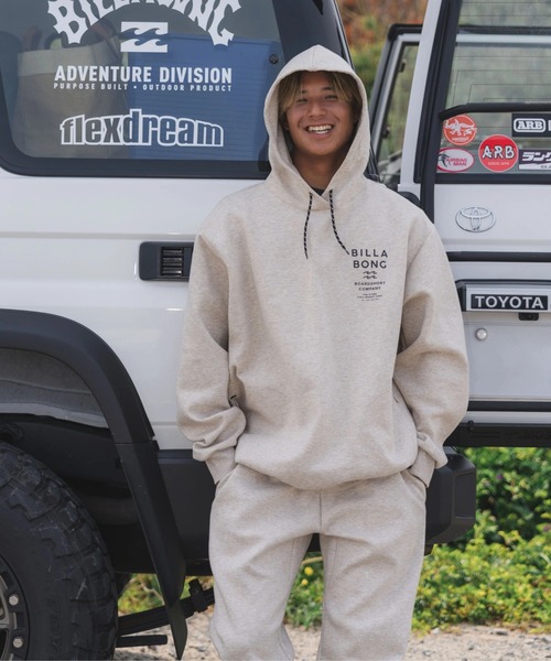 BILLABONG(ビラボン)の「BILLABONG メンズ WAVE LAYER PARKA パーカー 【WIDE FIT】【2025年秋冬モデル】/ビラボンセットアップ対応撥水加工バックプリントダンボールニットプルオーバーパーカー・フーディー(パーカー・メンズ・ブラック/グレー/サンドベージュ・MEDIUM/LARGE/X-LARGE)」の12枚目の写真