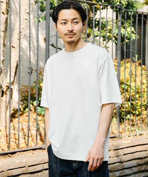 セール】OPTIMA COOL リラックスTee 日本初｜高級綿×冷却ナイロン（T